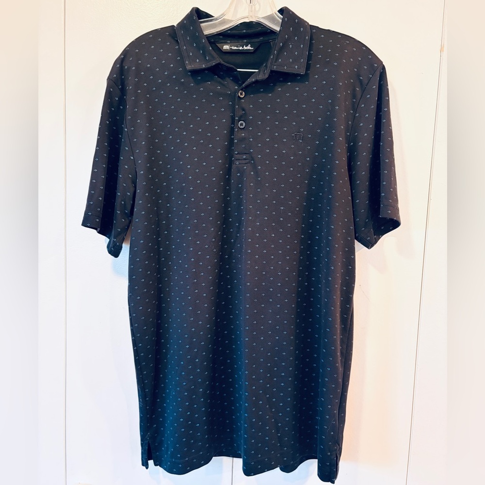 Travis Mathew Dark Blue Golf Polo Shirt